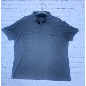 ⭐️ Apt 9 men’s gray polo shirt size Large